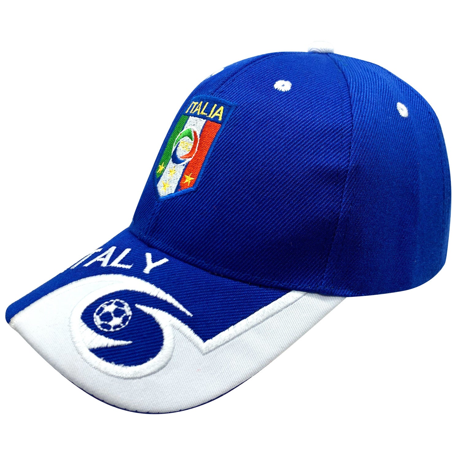איטליה כובע מצחייה כחול